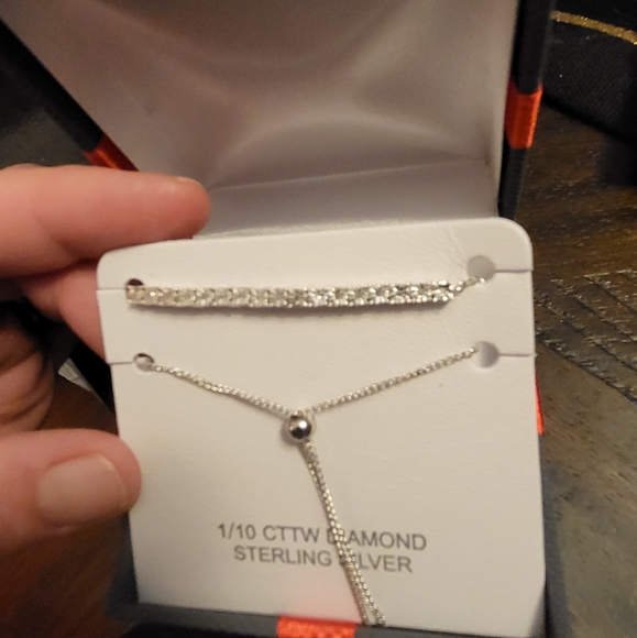 Diamond Bracelet in Sterling Silver - Picture 3 of 5